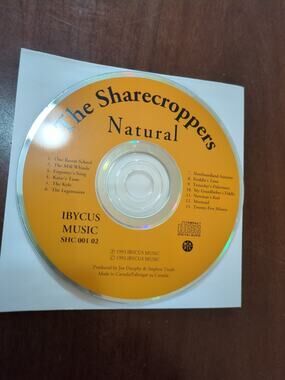 THE SHARECROPPERS Natural CD Ibycus Music Folk 1993 Canada disc only